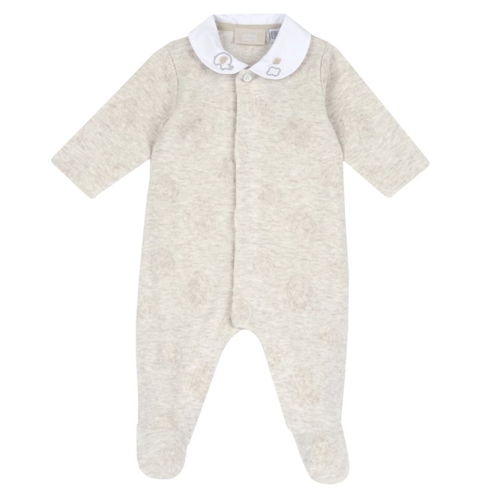 Pyjama dors-bien en Jersey jacquard avec petits nuages