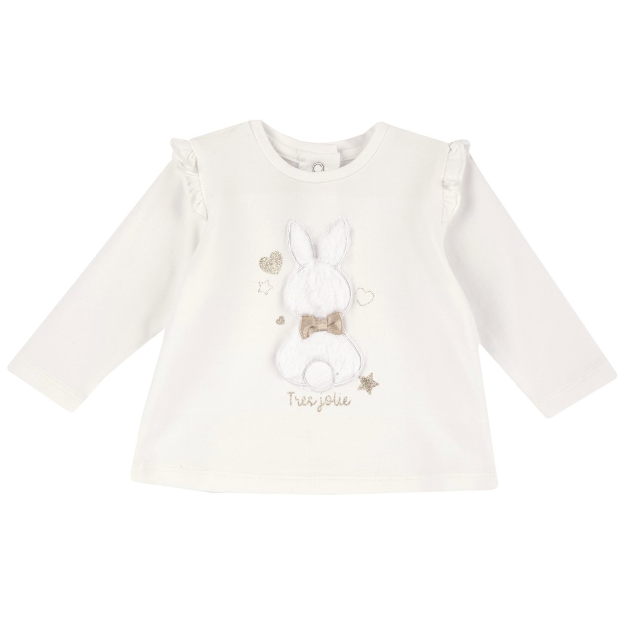 Shirt met print en borduursel Chicco - 0