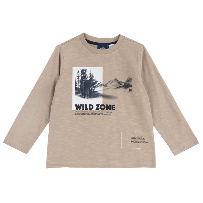 T-shirt manga comprida