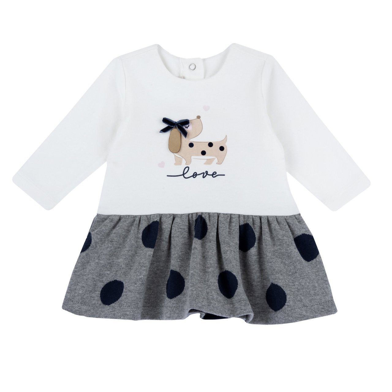 Robe avec imprimé et empiècements Chicco - 0