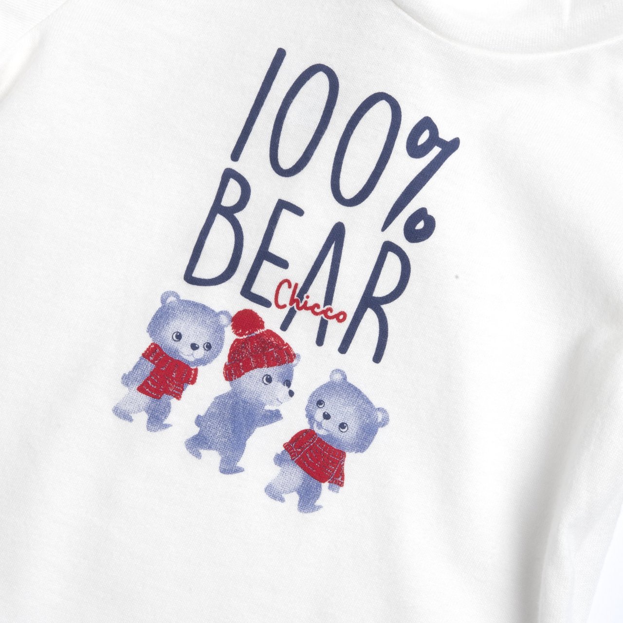 T-shirt manga comprida com gola alta Chicco - 1