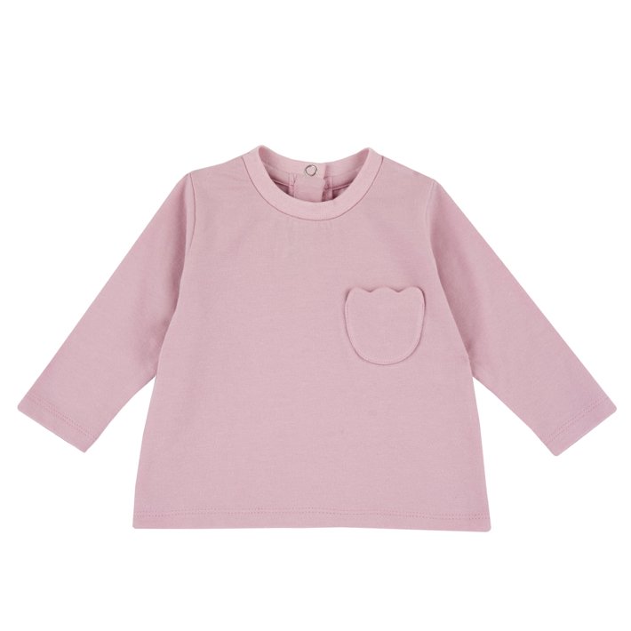 T-shirt com bolso