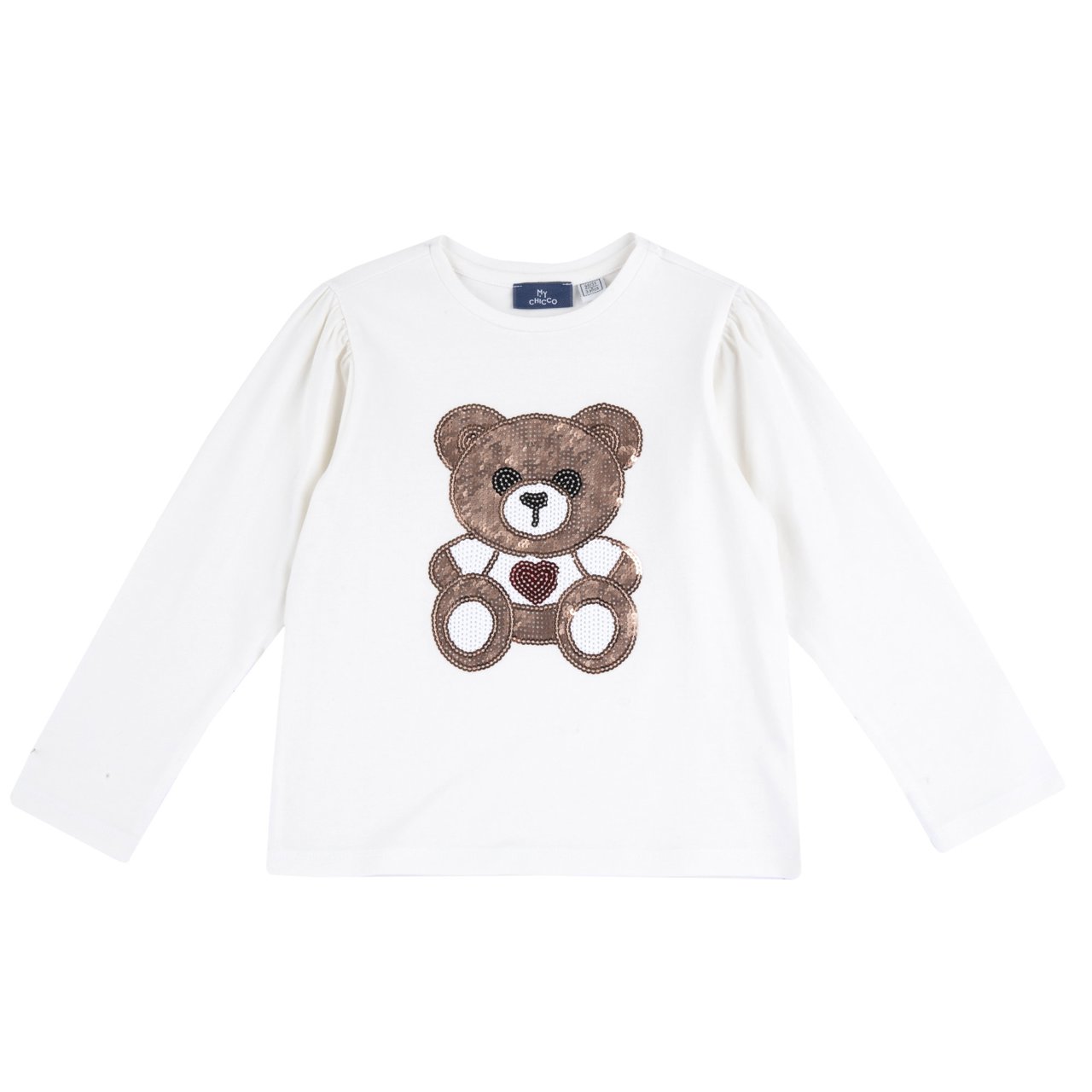 T-shirt manches longues avec ourson Chicco - 0