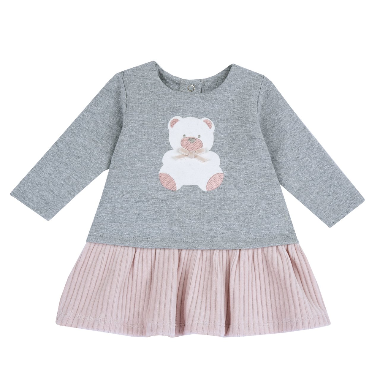 Robe avec imprimé et broderie Chicco - 0