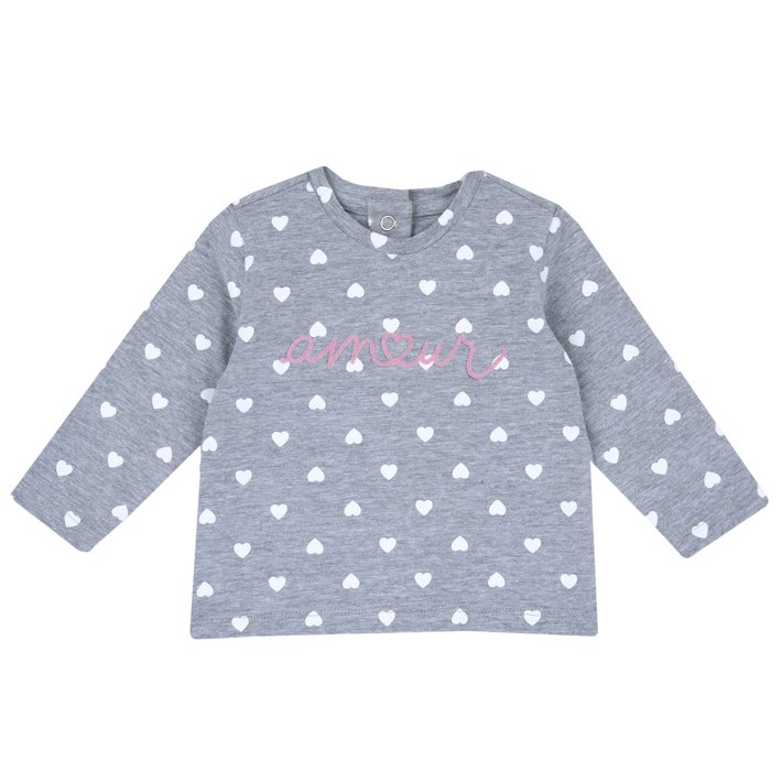 T-shirt com corações