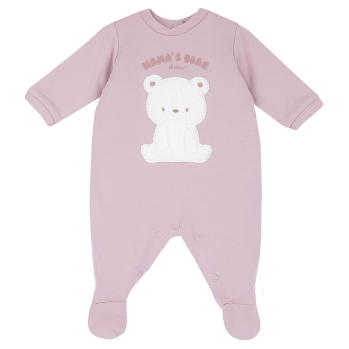 Babygrow abertura no interior da perna