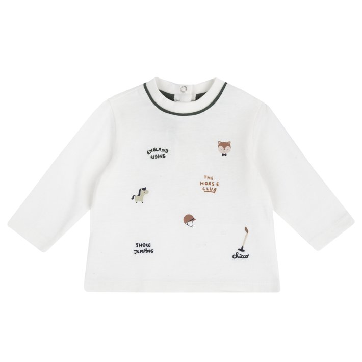 T-shirt manga comprida