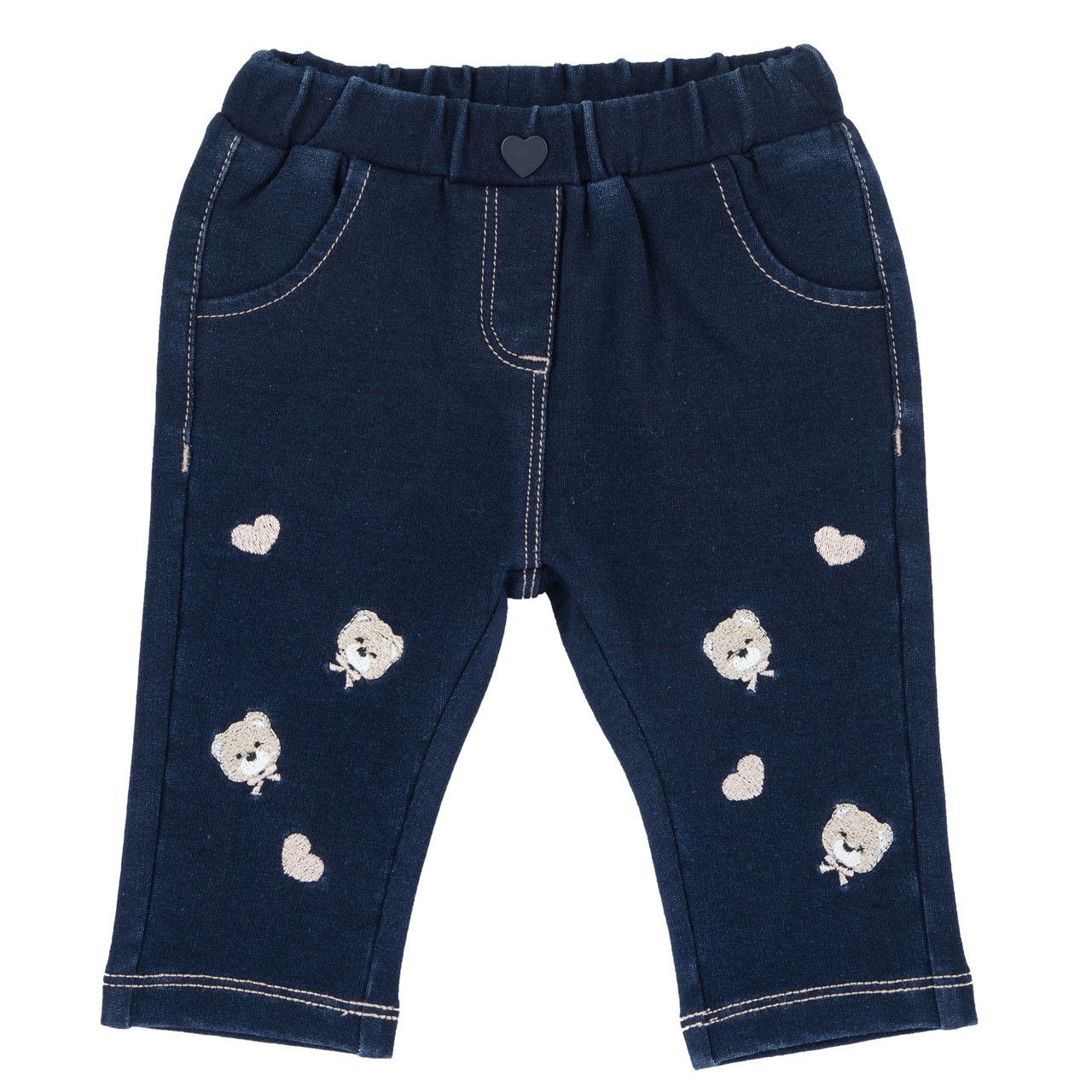 Lange broek met denimeffect Chicco - 0