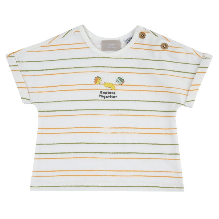 T-shirt de manga curta com padrão