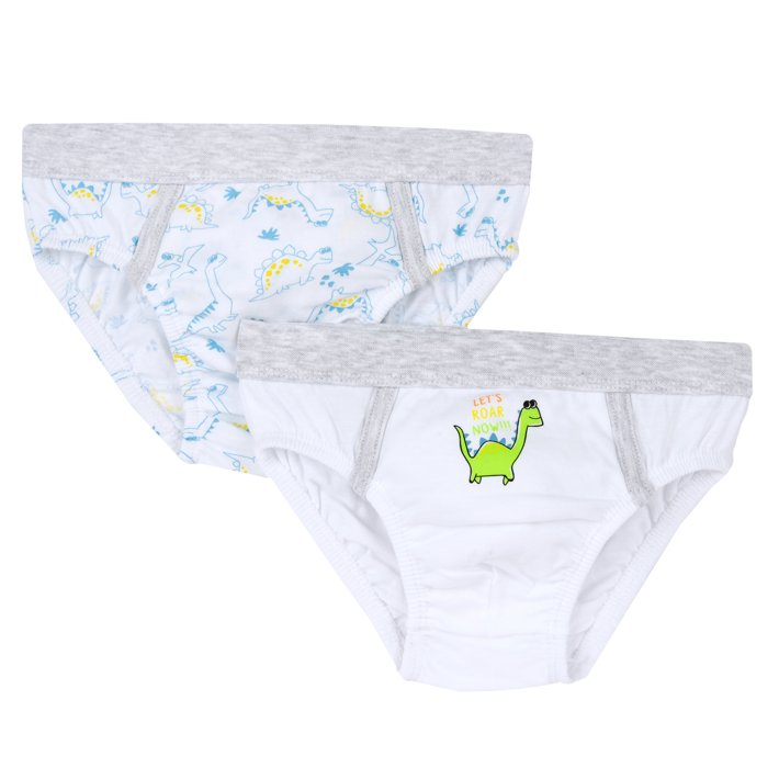 Set intimo slip con dinosauri