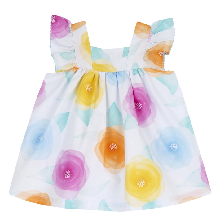 Vestido de manga curta