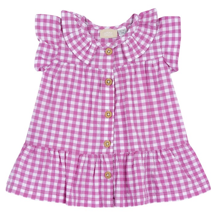 Vestido de manga curta