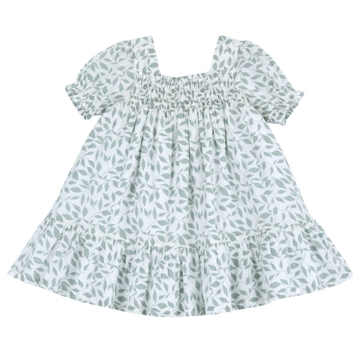 Vestido de manga curta