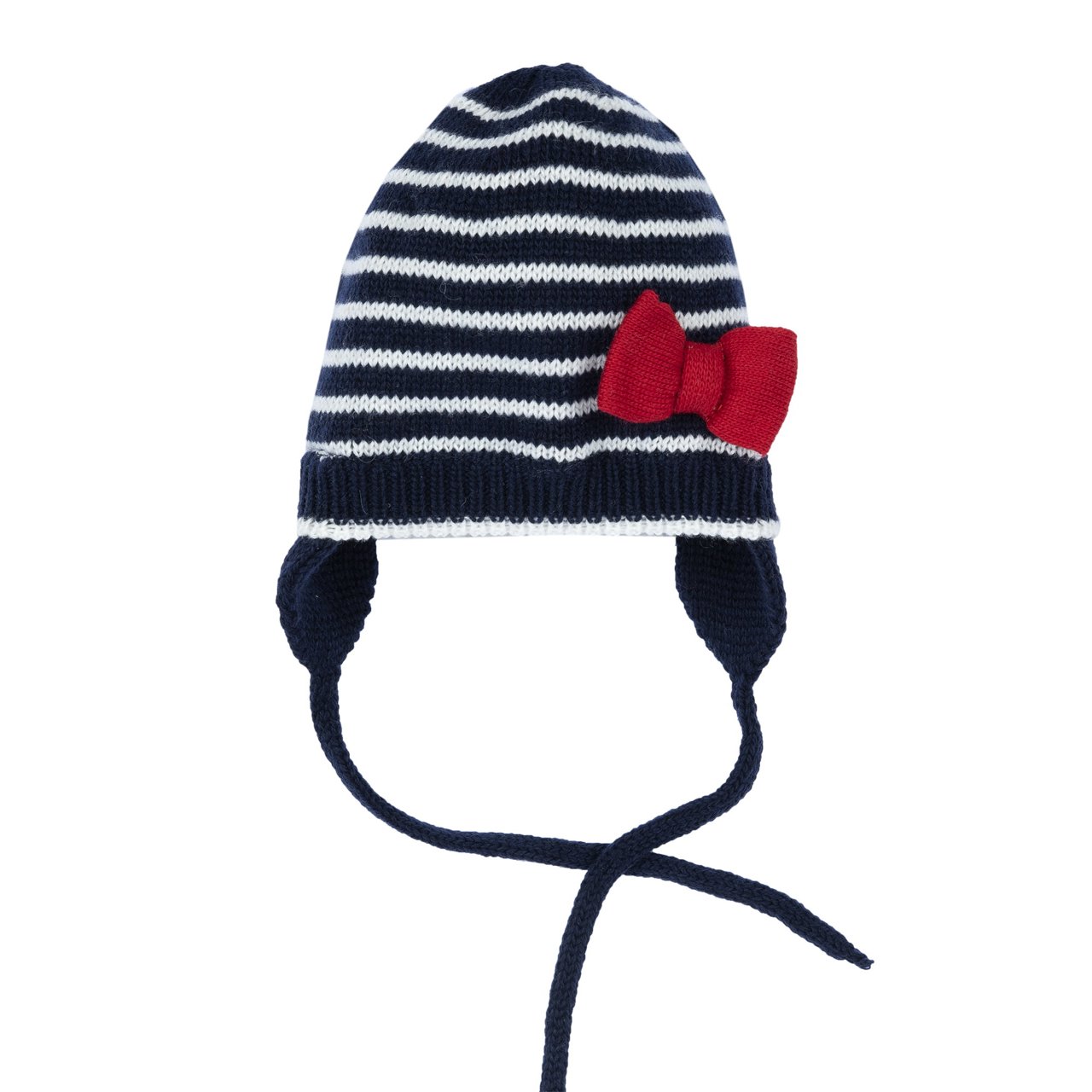 Cappello a righe con fiocco Chicco - 0