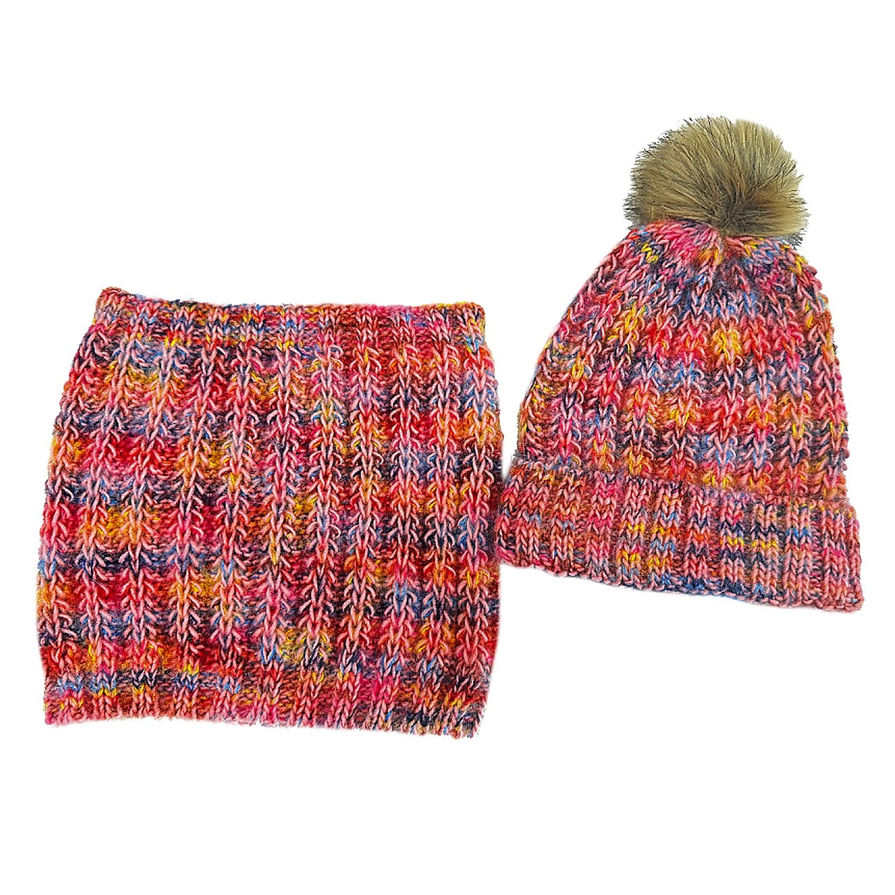 Set cappello e collo multicolor Chicco - 0