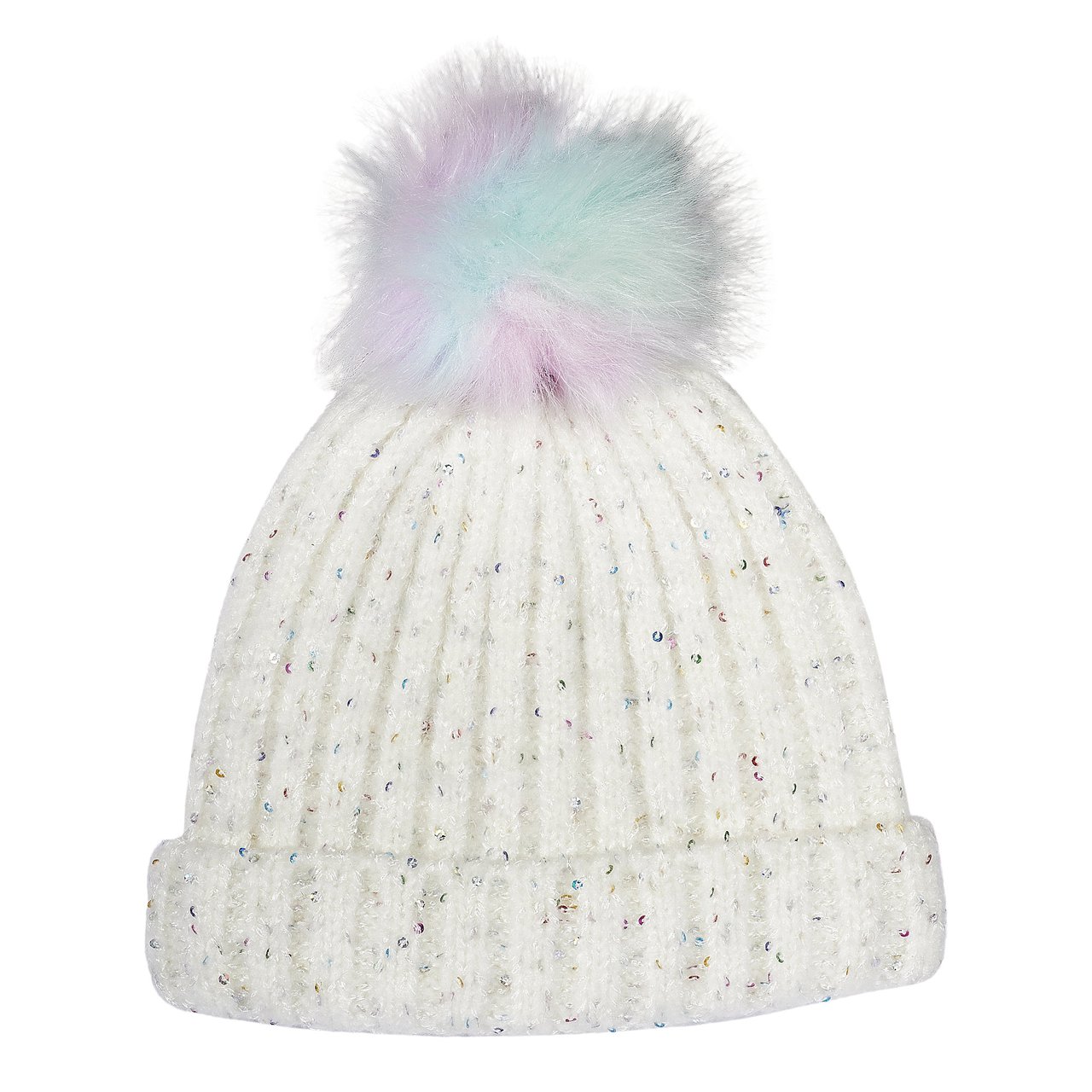 Bonnet avec pompon multicolore Chicco - 0