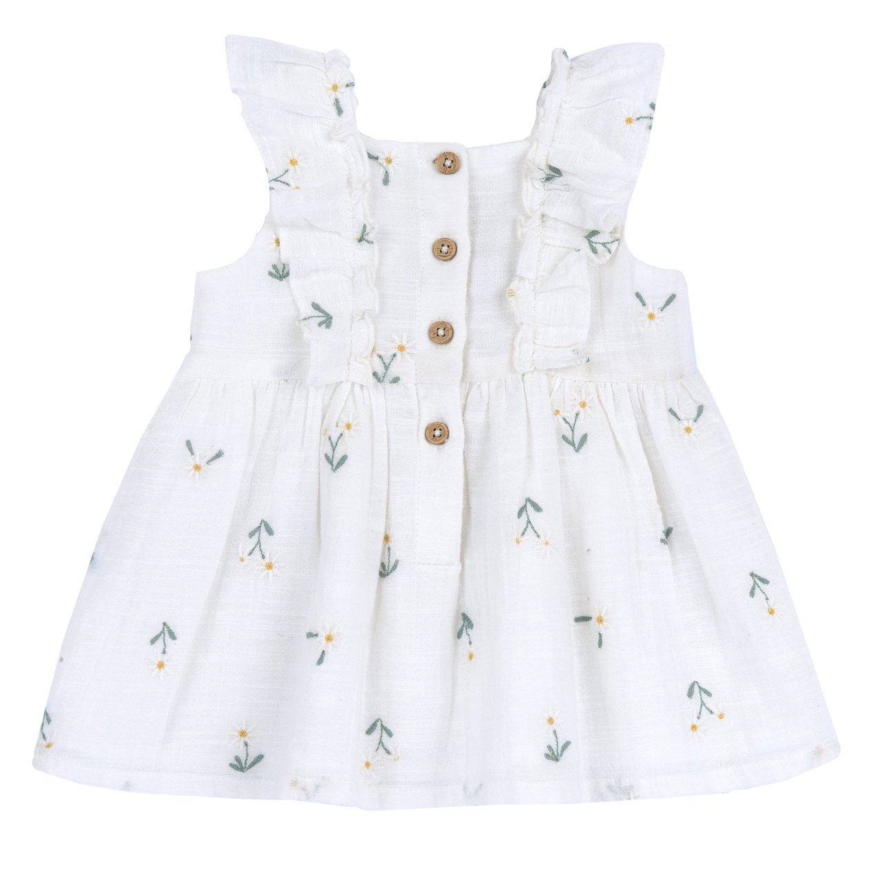 Vestito maniche a volants null - 1
