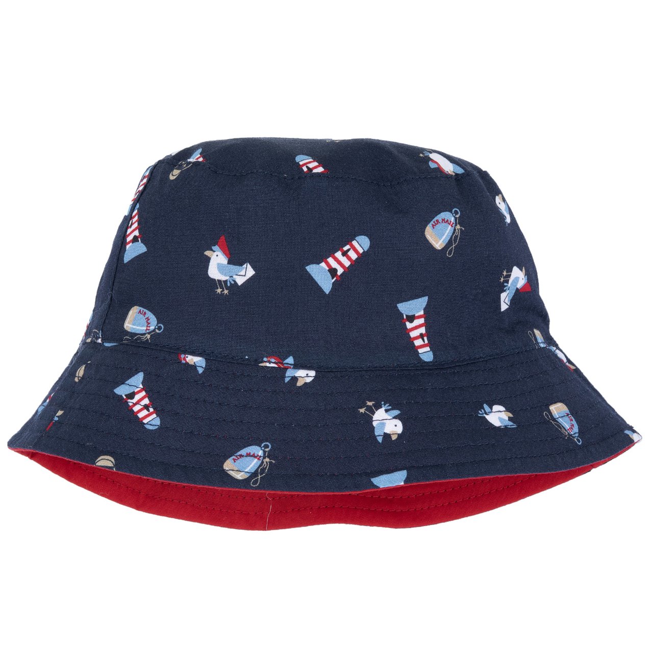 Cappellino Reversibile Chicco Per Bambini | Cotone 100% | Doppia Stampa Dinosauro E Blu | Protezione Sole | Taglie 2-8 Anni - Foto 9