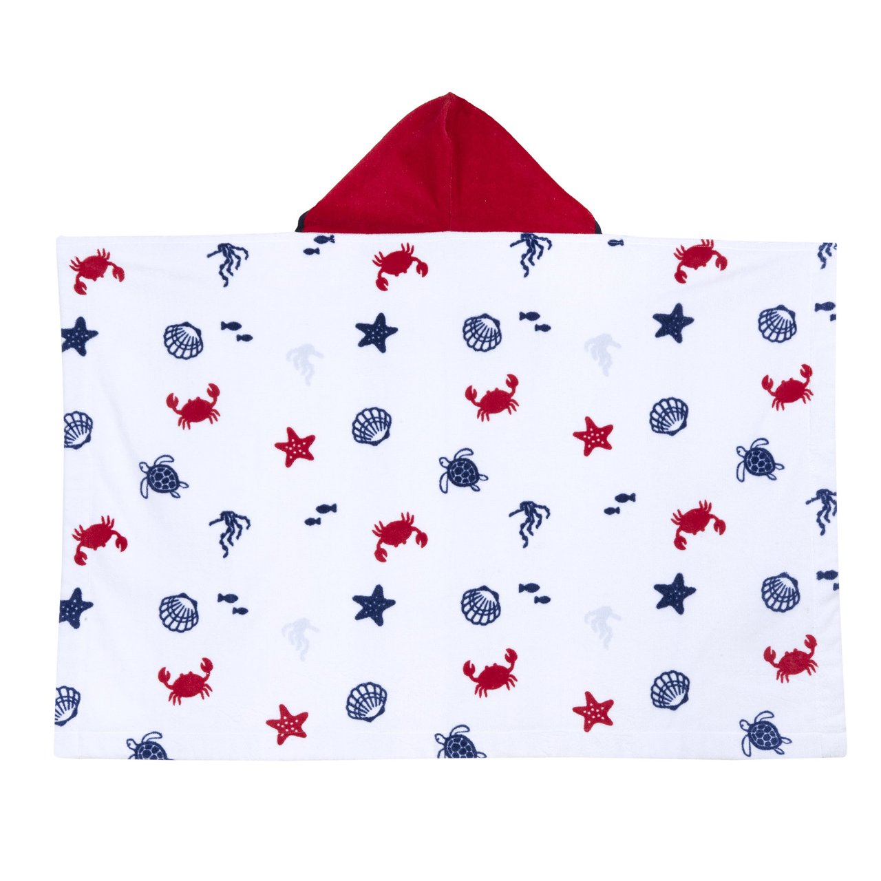 Serviette en coton éponge avec capuche Chicco - 0