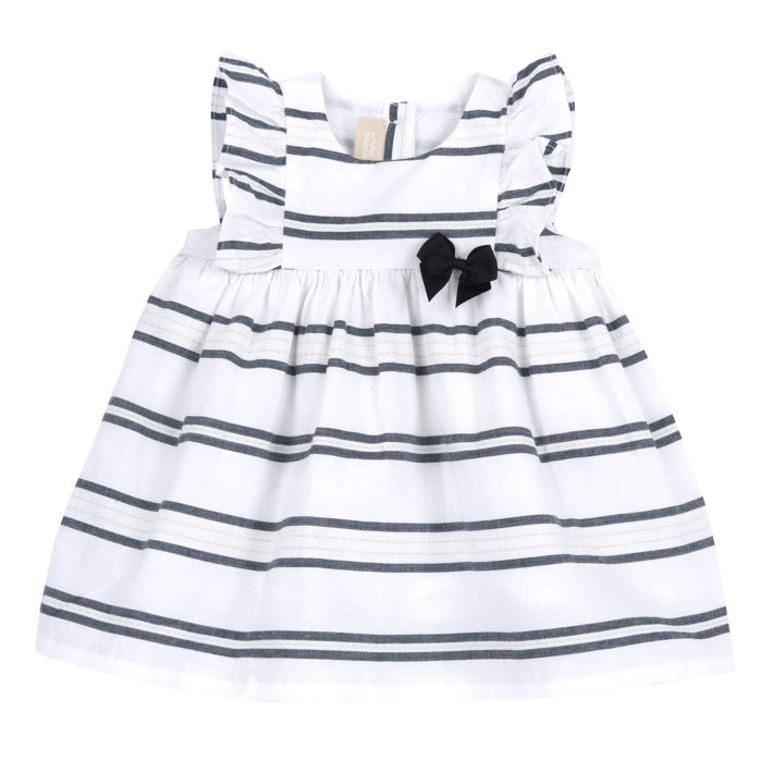 Vestido de manga curta