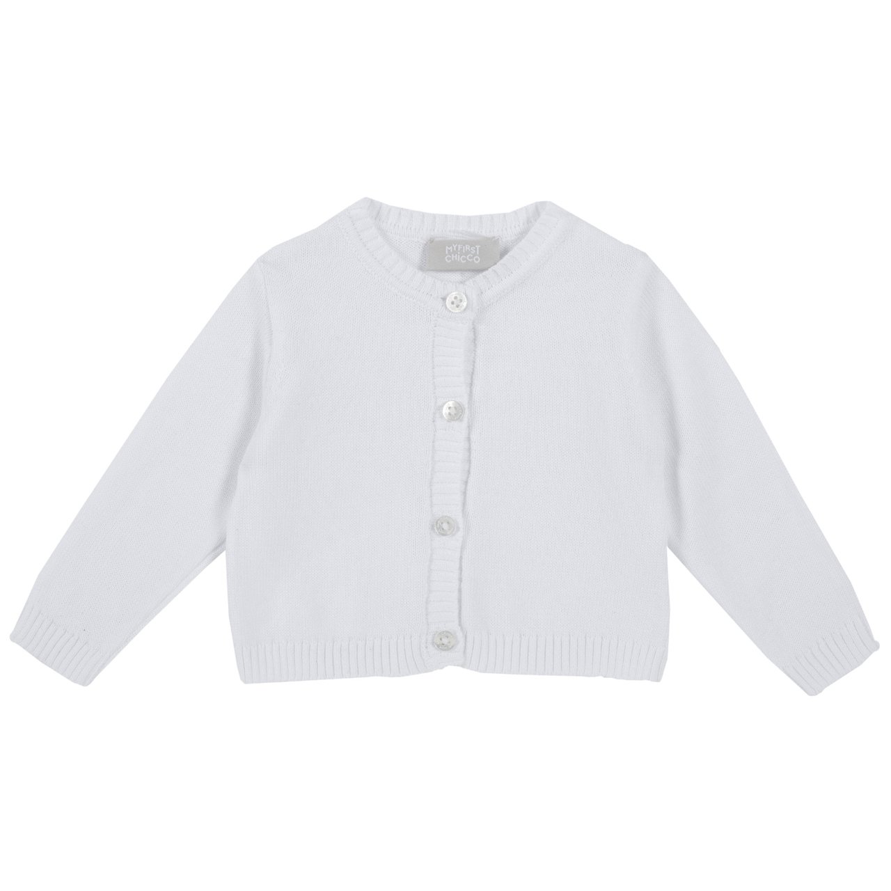 Chicco Cardigan Sweat Bébé Garçon – 100% Coton Doux, Fermeture Éclair, Sans Grattage