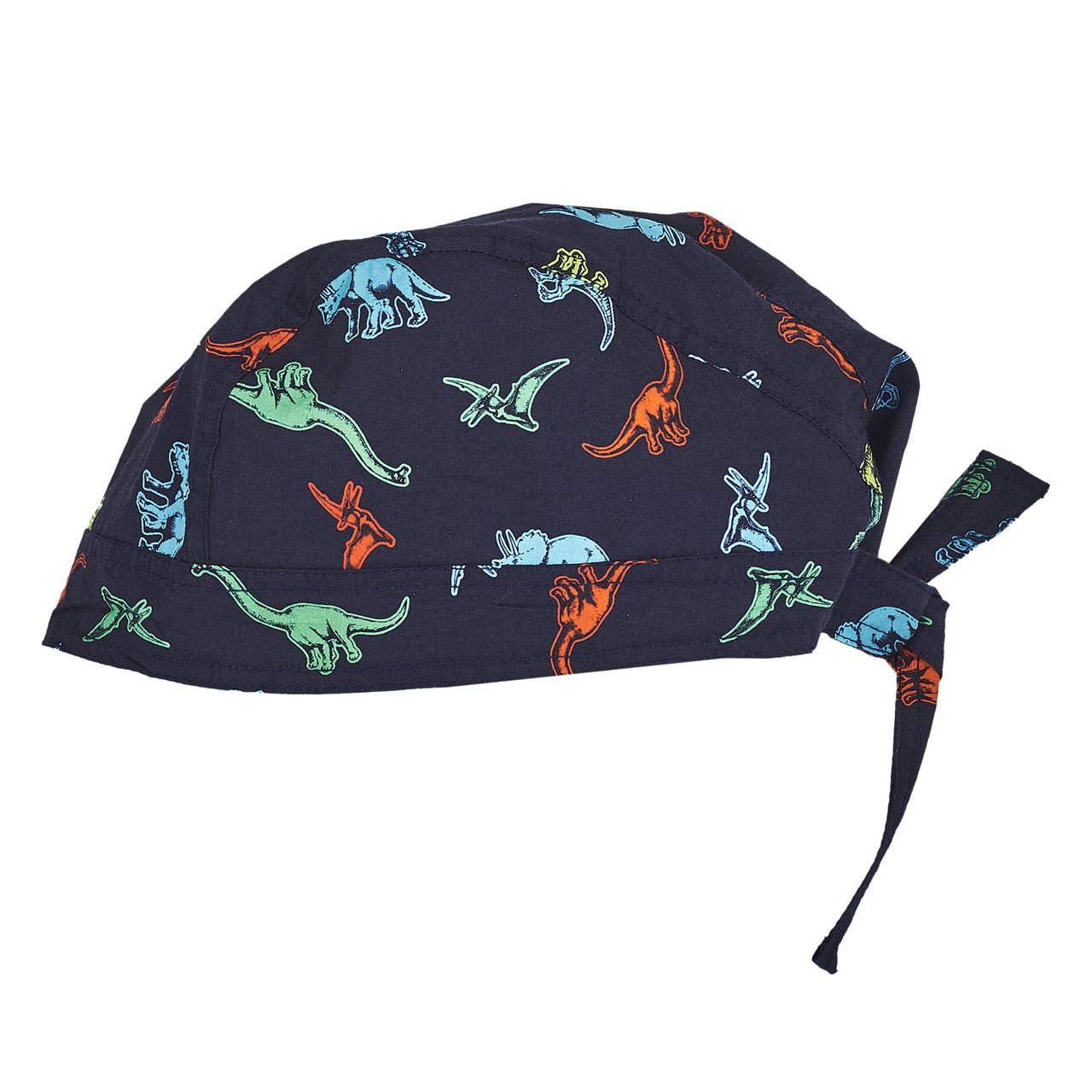 Bandana bleu avec imprimé dinosaures colorés Chicco - 0