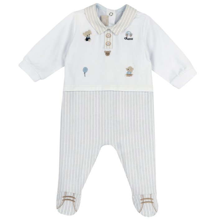 Babygrow com abertura nas costas