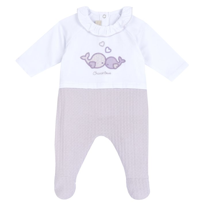 Babygrow com abertura nas costas