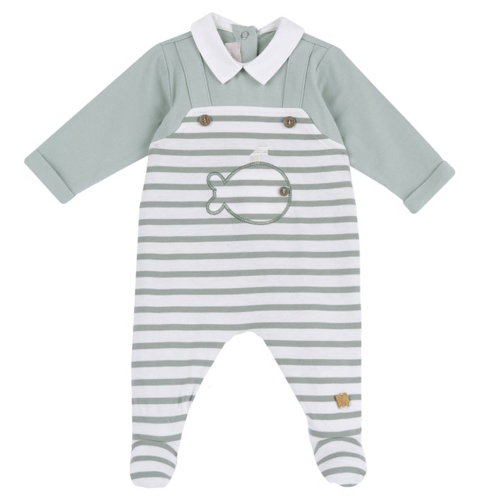 Babygrow com abertura nas costas