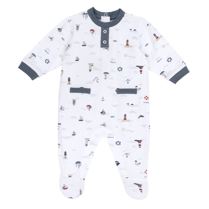 Tutina Neonato CHICCO - Apertura Frontale, Cotone 100%, Unisex - Foto 5