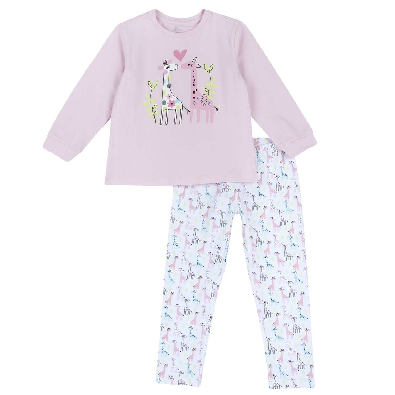 Lange pyjama met bedrukte broek Chicco - 0