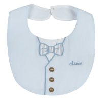 Erkek Bebek Nakışlı Mama Önlüğü