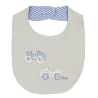 Erkek Bebek Nakışlı Mama Önlüğü