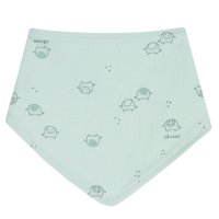 Unisex Desenli Üçgen Mama Önlüğü