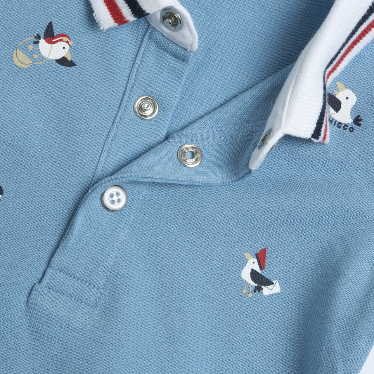 Polo à manches courtes en piqué de coton Chicco - 2