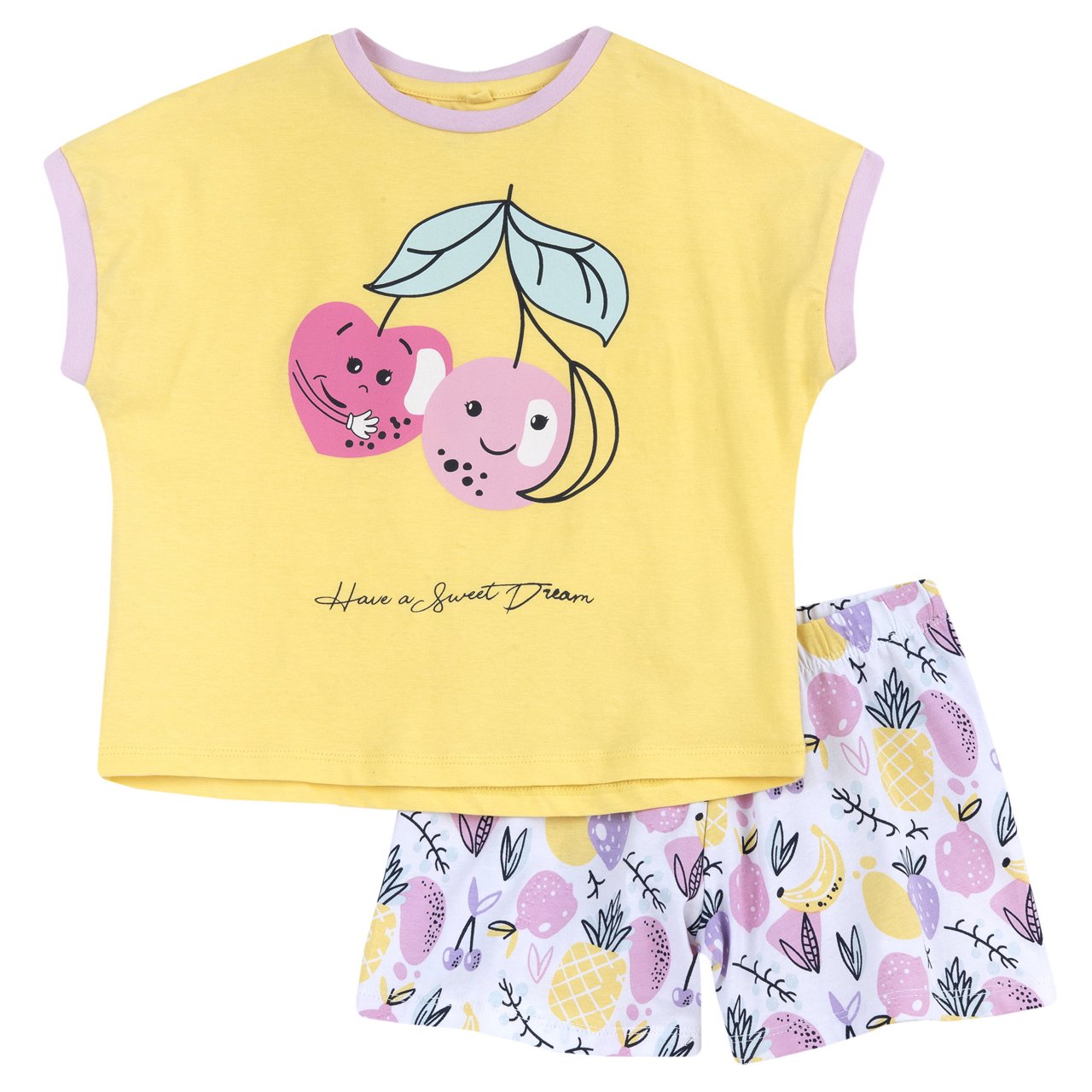 Korte pyjamabroek met print Chicco - 0