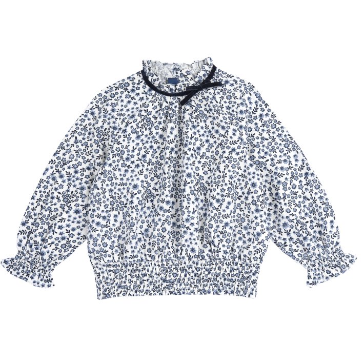 Camisa de Manga Comprida com Padrão Floral