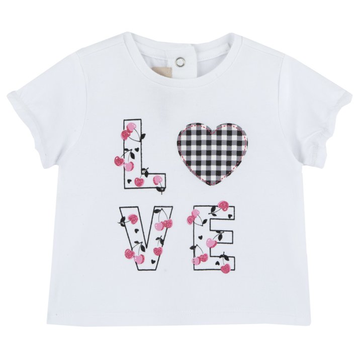 T-shirt con stampa LOVE