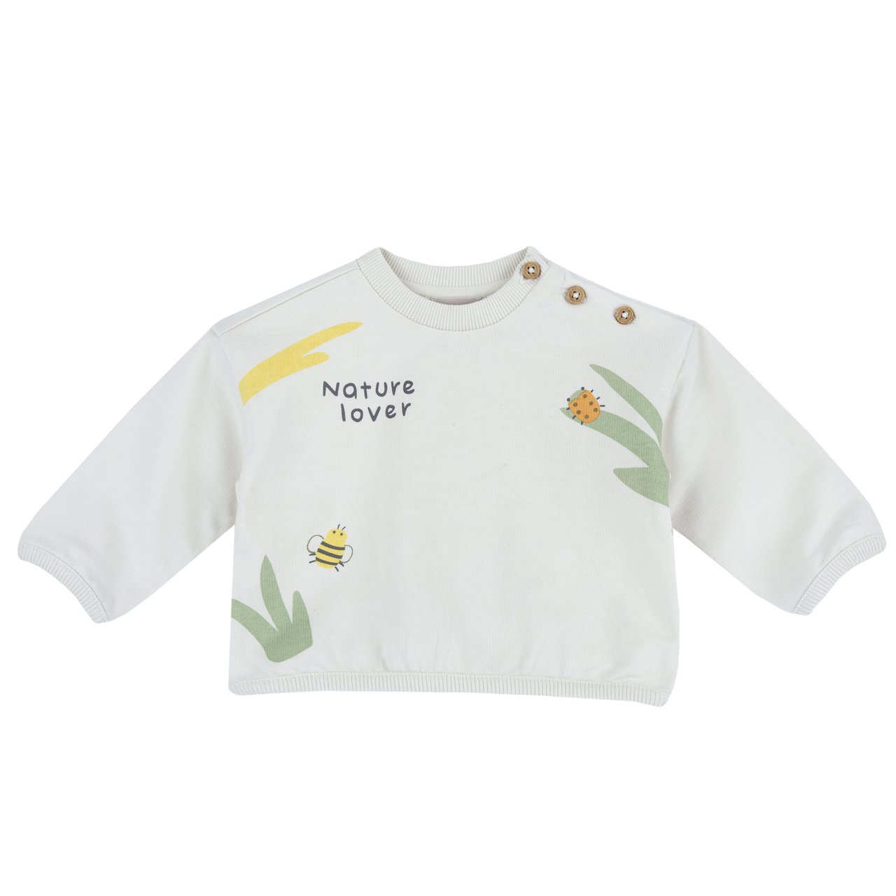 Sweater met graphics, in effen kleur Chicco - 0