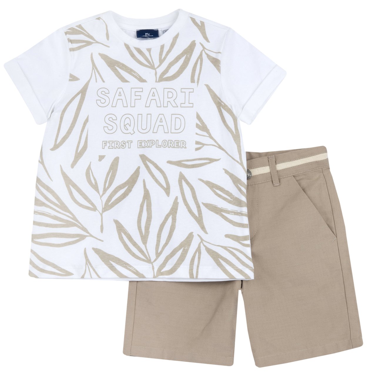 Conjunto de t-shirt e calções Chicco - 0