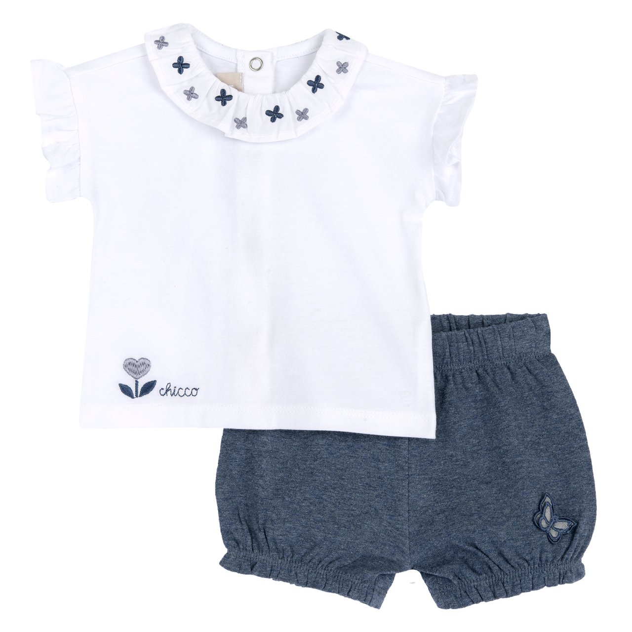 Set met T-shirt en korte broek Chicco - 0