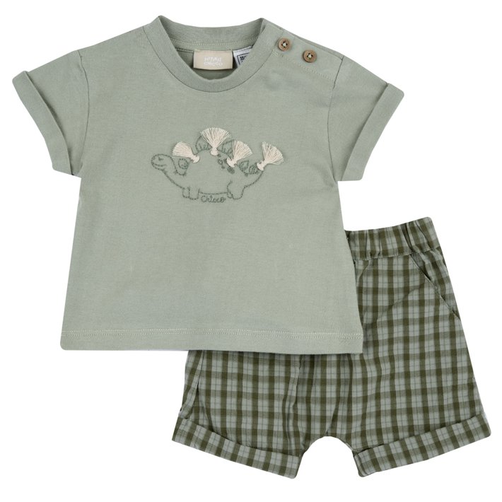 Conjunto de t-shirt e calções