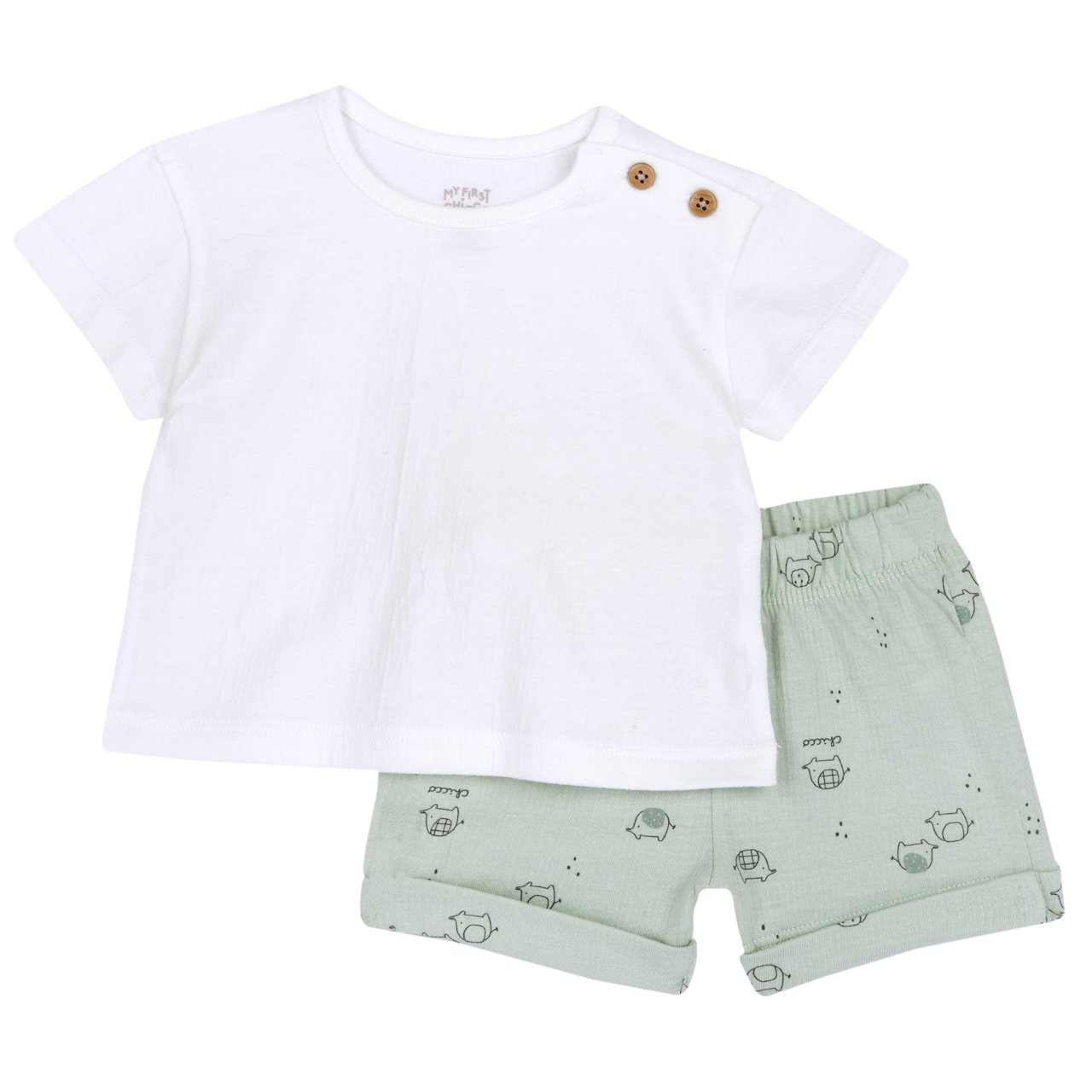 Set met T-shirt en korte broek Chicco - 0