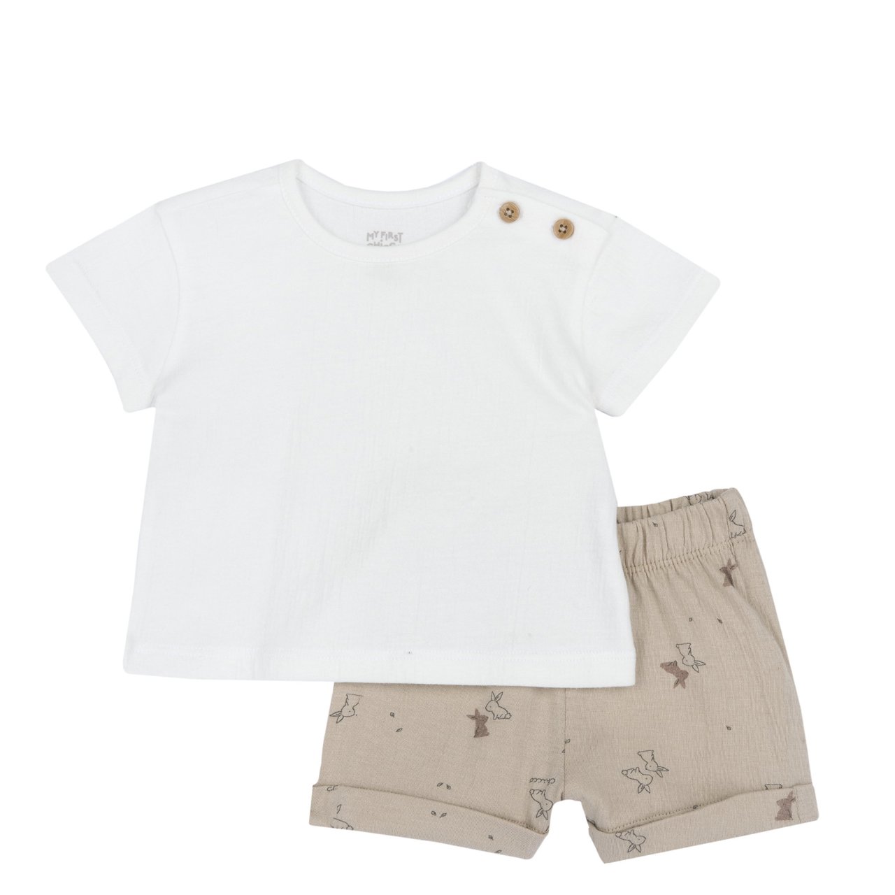 Set met T-shirt en korte broek Chicco - 0