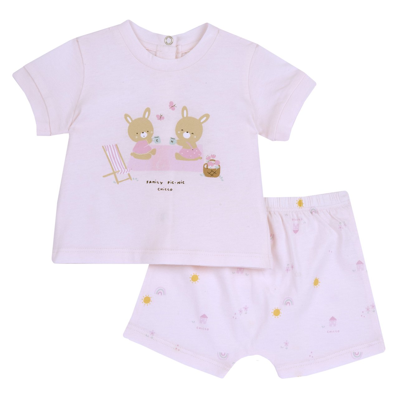 Set met T-shirt en korte broek Chicco - 0