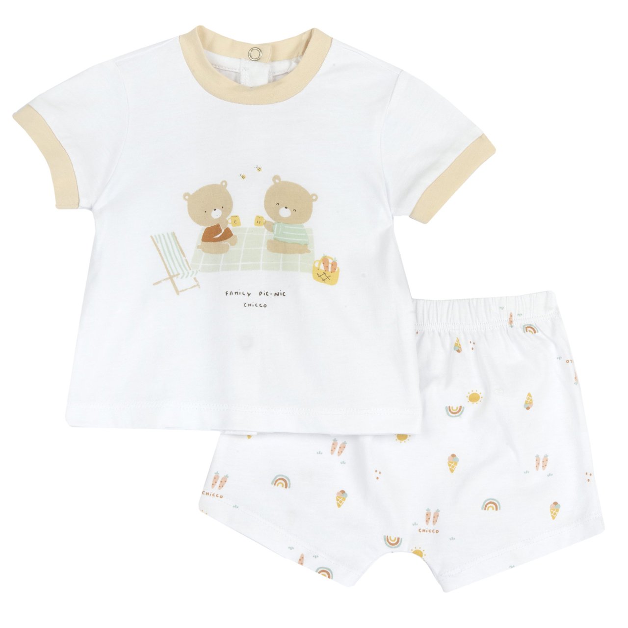 Set met T-shirt en korte broek Chicco - 0