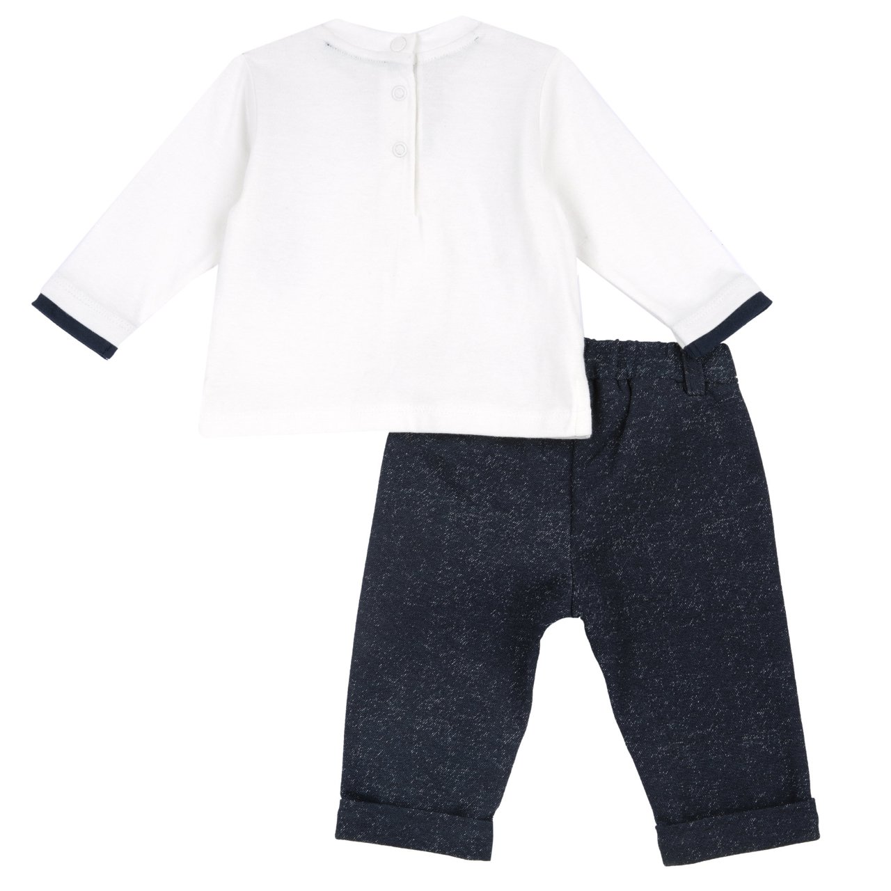 Completo CHICCO per bambina con pantagonna e maglietta con girabrilla -  Dolci Emozioni Moda