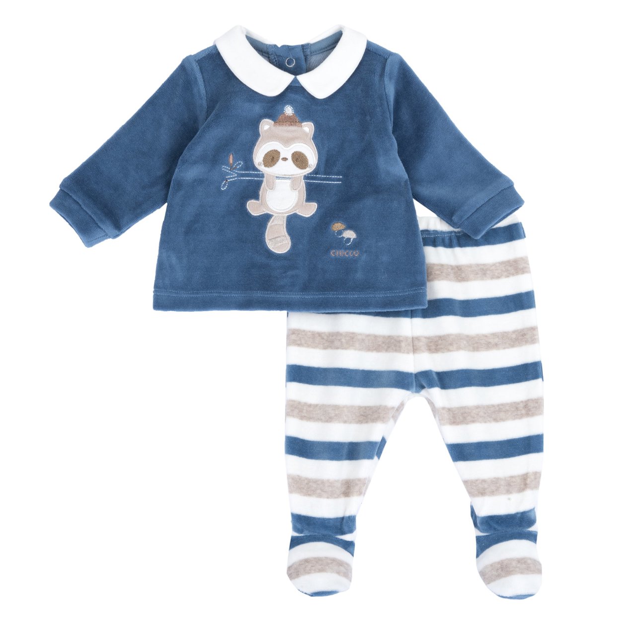 Ensemble pull et pantalon avec petits pieds Chicco - 0