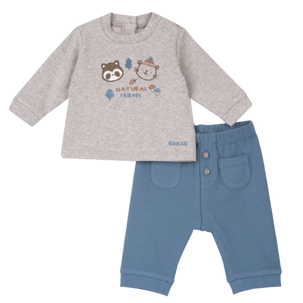 Ensemble pull et pantalon avec élastique Chicco - 0