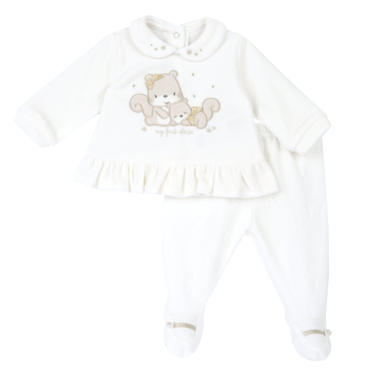 Ensemble pull et pantalon avec petits pieds Chicco - 0